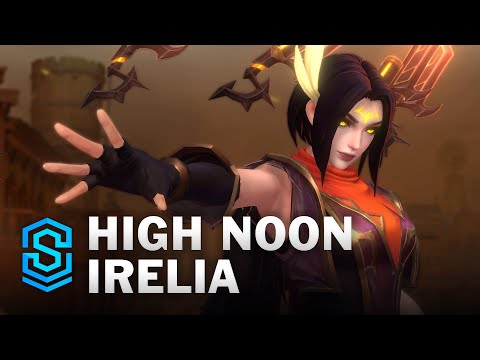 High Noon Irelia Wild Rift Skin Spotlight