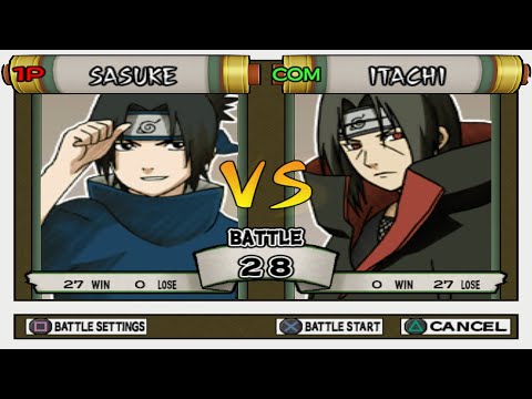 Sasuke VS Itachi (INSANE) - Naruto Ultimate Ninja 3