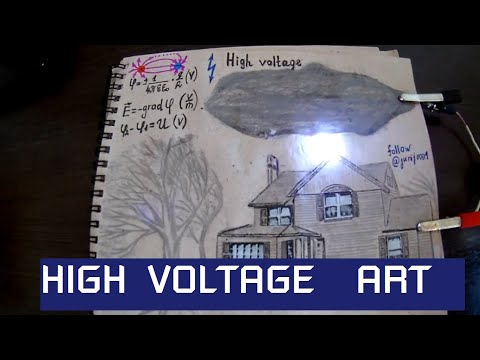 High Voltage Art. Physics.