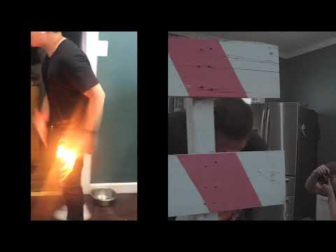 Trey6400 lights himself on fire 🔥 for music video