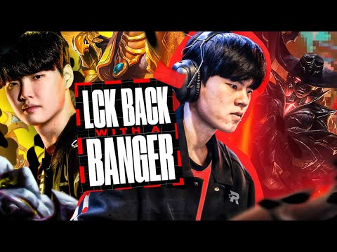 LCK IS BACK WITH A BANGER - KT TAKE ON GENG - CAEDREL