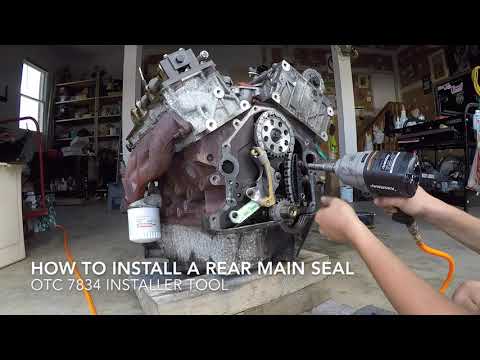 Ford 4.0 V6 Rear Main Seal Installation - OTC 7834 Tool