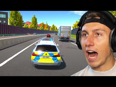 Ich arbeite als AUTOBAHN POLIZEI