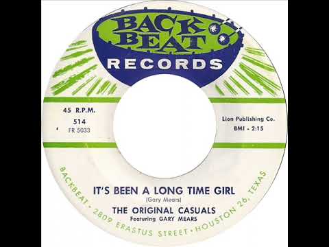 Original Casuals - It's Been A Long Time Girl (Back Beat 514) 1958