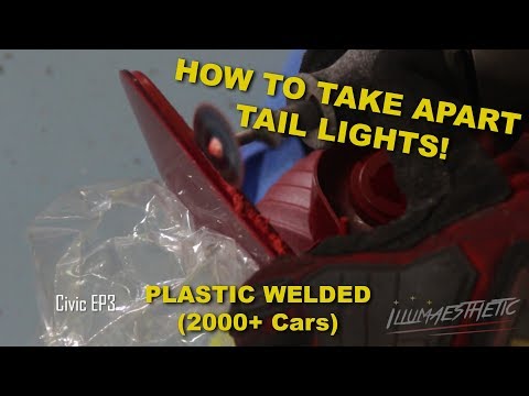 How to take apart your tail lights! (2000 and up, plastic weld edition)