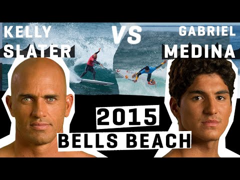 KELLY SLATER Battles GABRIEL MEDINA | 2015 Rip Curl Pro Bells Beach | WSL REWIND