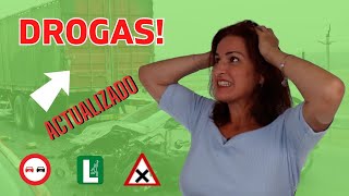 10 preguntas sobre 💊 DROGAS en el examen de la DGT. Teórico B.