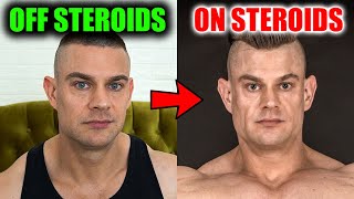 Steroids WILL Age Your Face - Before And After Example