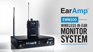 Video thumbnail for EarAmp® EWM100 Wireless In-Ear Monitor System by Samson