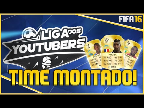 MEU TIME DA LIGA DOS YOUTUBERS, TÁ RUIM MAS TÁ BOM #VAISOFRÊNCIA!
