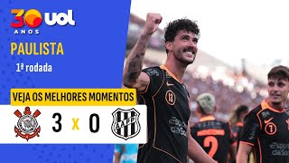 CORINTHIANS DESLANCHA NO SEGUNDO TEMPO E DOMINA A PONTE PRETA NO PAULISTÃO; VEJA MELHORES MOMENTOS