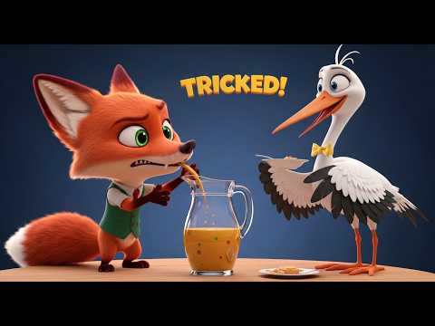 The Fox and the Stork 🦊 | Best Fairy Tales 2026 | Bedtime Stories in English