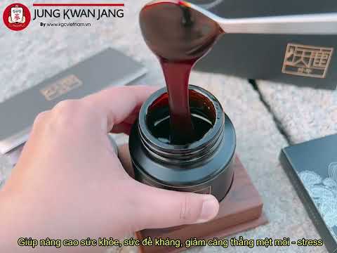 Video Chi Tiết Hộp Tinh Chất Cao Hồng Sâm Nhung Hươu KGC Jung Kwan Jang 180g