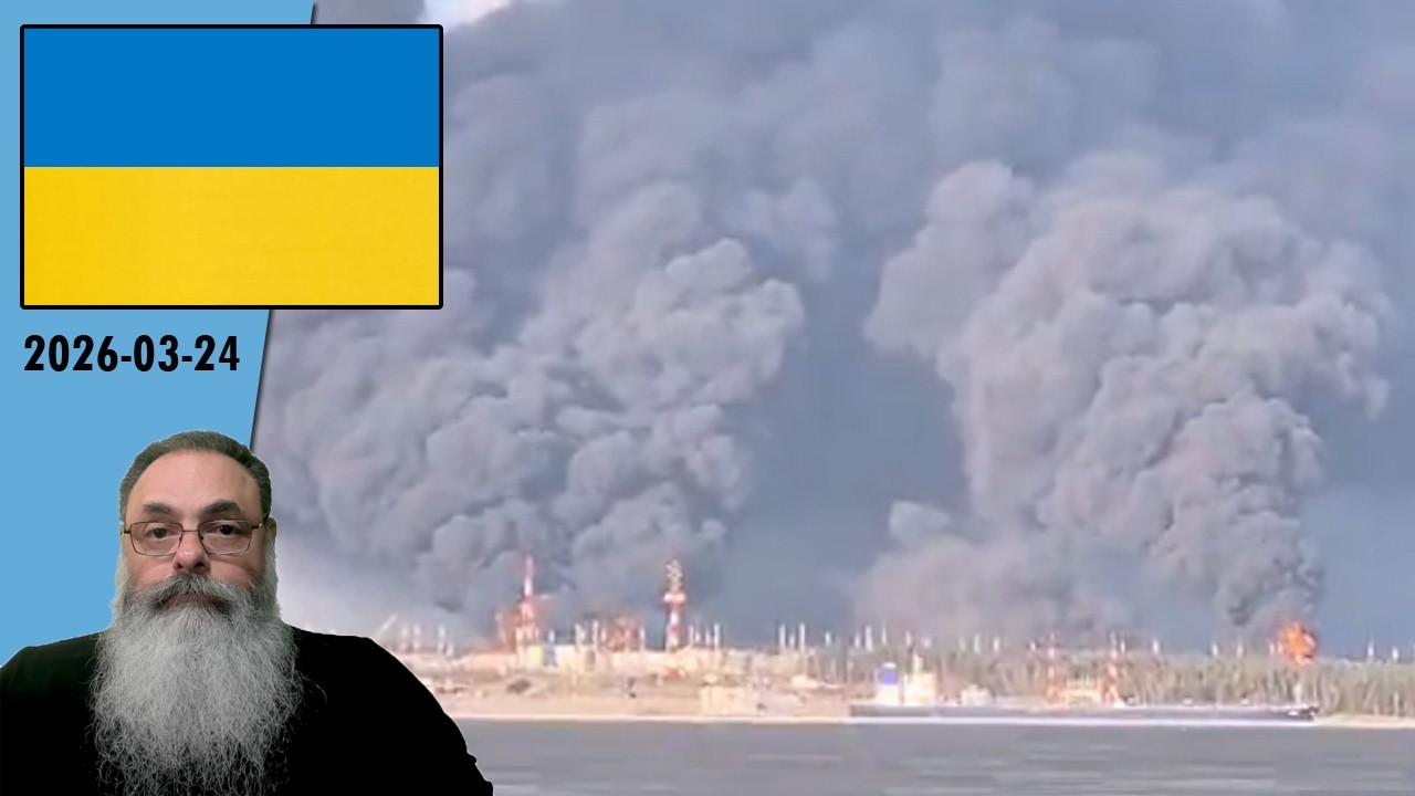 #Ucrânia 2026-03-24: RÚSSIA faz ATAQUE com MAIS de MIL DRONES contra a UCRÂNIA atingindo ALVOS CIVIS