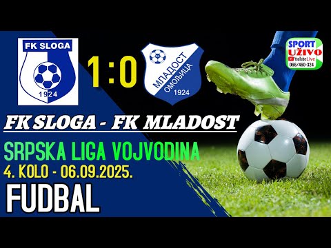 FK Sloga Čonoplja - FK Mladost Omoljica - 06.09.2025.