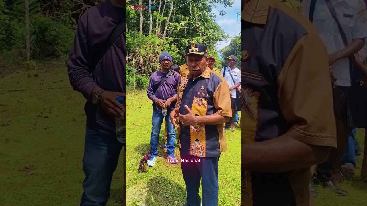 Perdana, Kunjungan Kerja Bupati Waropen F X Mote Serahkan Bantuan Sejumlah di Wonti