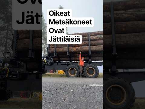 ”Oikeat” metsäkoneet ovat JÄRKYTTÄVÄN suuria