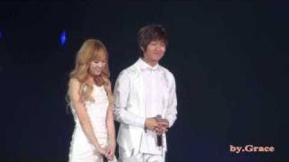 SNSD Concert- Jessica &amp; Onew (SHINee)- One Year Later @ Shanghai (100417)