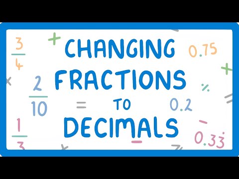 How to Convert Fractions to Decimals Proportions Part 2 6 14