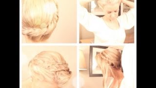 All Twisted Up! Easy Updo Hairstyle