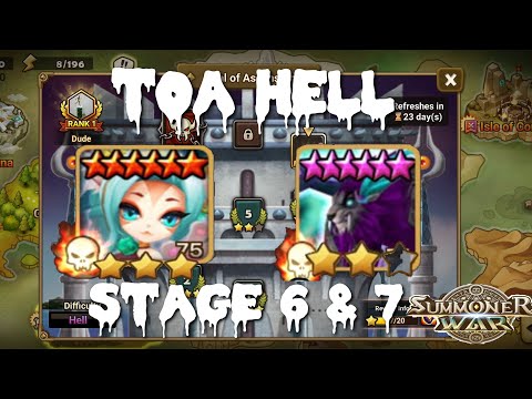 Summoners War : Toa Hell Xiaoling and Zeratu Boss ( April-May 2022)