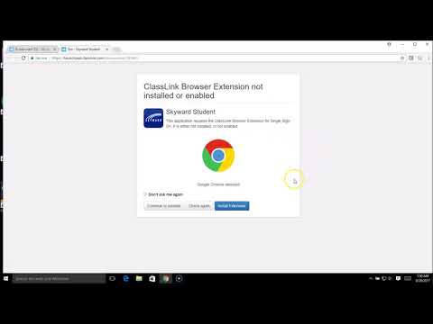 Enabling The Classlink Extension