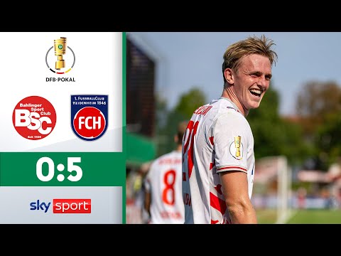 Kantersieg! FCH Gnadenlos | Bahlinger SC - 1. FC Heidenheim 1846 | Highlights - 1. Runde | DFB Pokal