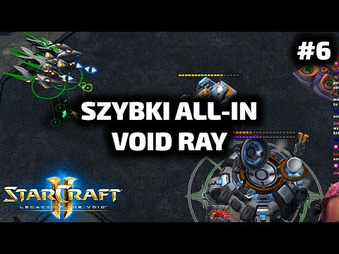Tak można szybko terrana wyjaśnić - Protoss poradnik - 1 base proxy void ray allin PvT #6