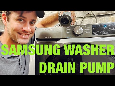 How to fix a Samsung washer that won’t drain or spin | Bad drain pump dc31-00054d