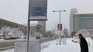 Snowing in Salt Lake City - Visiting