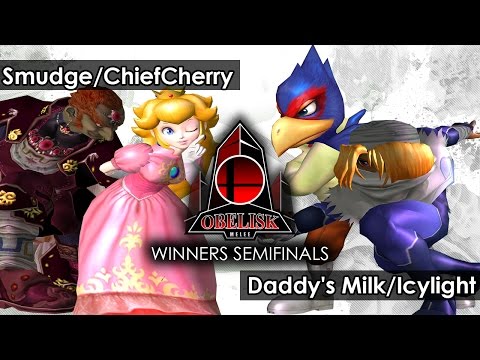 Melee: Smudge/ChiefCherry V Daddy's Milk/Icylight - Obelisk 45 Tournament SSBM
