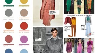Fall/Winter 2016-2017 Color Trends - Top 10 Pantone Colors