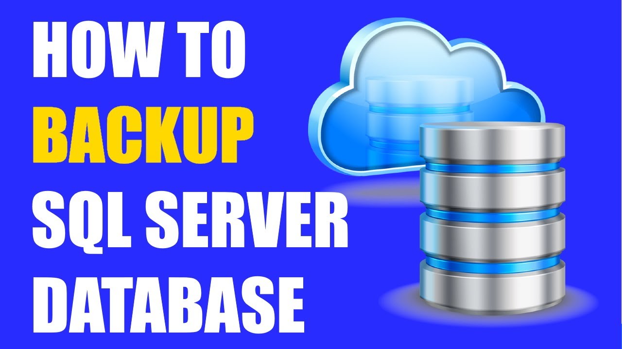 How to BACKUP DATABASES in SQL Server Management Studio