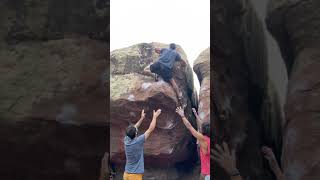 Video thumbnail of Empeine encantado, 7a. Albarracín