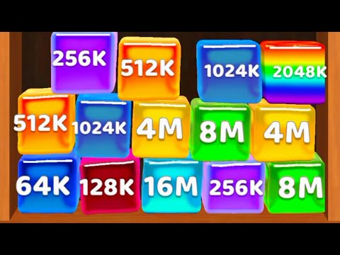 Jelly Cubes (vs) Melty Bubble - ASMR Gameplay (Freeplay, Max Level) Math Games