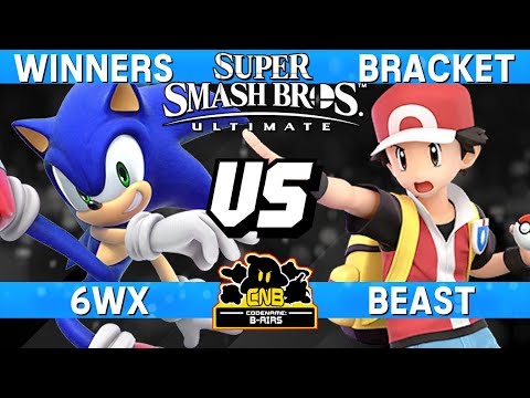 Smash Ultimate - 6WX (Sonic) vs Beast (PT) - CNB 168 Winners Bracket