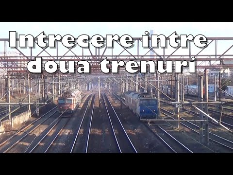 Intrecere intre 2 trenuri ale CFR Calatori - 02.02.2020 - Race between 2 CFR Calatori trains