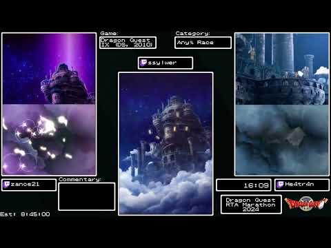 Dragon Quest RTA Marathon 2024 - Dragon Quest IX by ssylwer, he4tr4n, and zance21