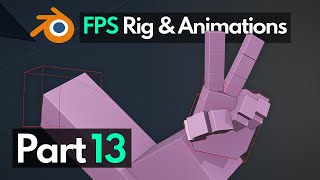 Blender FPS Rigging & Animation Tutorial - Part 13 - Skinning the Arms Model to the Armature