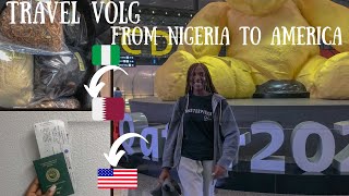 TRAVEL WITH ME FROM NIGERIA TO AMERICA 🇺🇸 || FIRST TIME FLYING EXPERIENCE | ARRIVING IN TEXAS