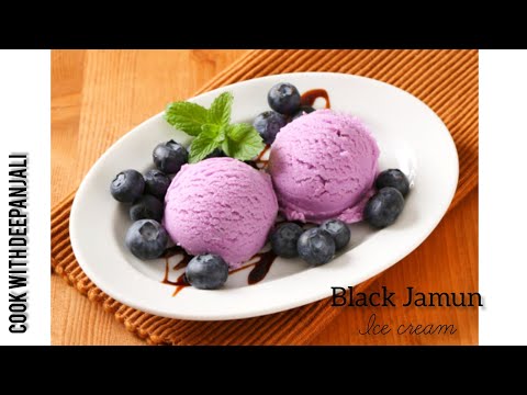 jamun fruit ice cream recipe 🍨#subscribe #cooking #dessert