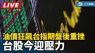 油價狂飆台指期盤後重挫 台股今迎壓力