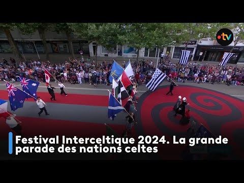 Festival Interceltique 2024. La grande parade des nations celtes