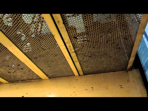 Last Ride on Antique Manual Otis Freight Elevator C