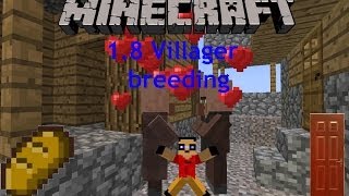 Minecraft 1.8 villager breeding and automatic villager breeding