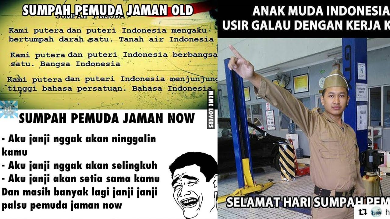 Kumpulan Meme Sumpah Pemuda Ini Bikin Kamu Mikir Nomor 5 Ngena