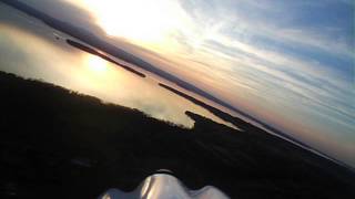 preview picture of video 'RC APPRENTICE Sunset flight around south hero Vermont'