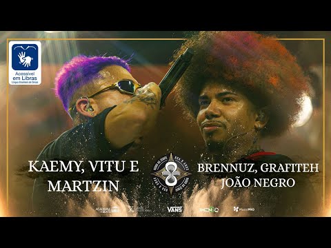 BRENNUZ, GRAFITEH E JOÃO NEGRO X KAEMY, MARTZIN E VITU | SEGUNDA FASE | BDA 8 ANOS