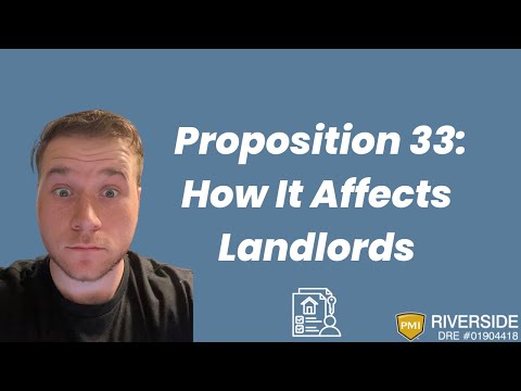 What is Proposition 33 & How Will it Affect Landlords in California?