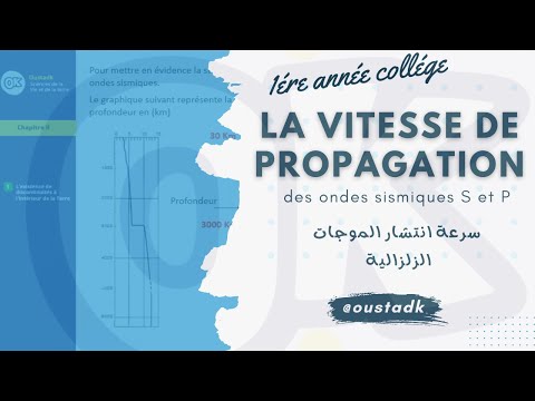 2AC | La vitesse des ondes sismiques P et S